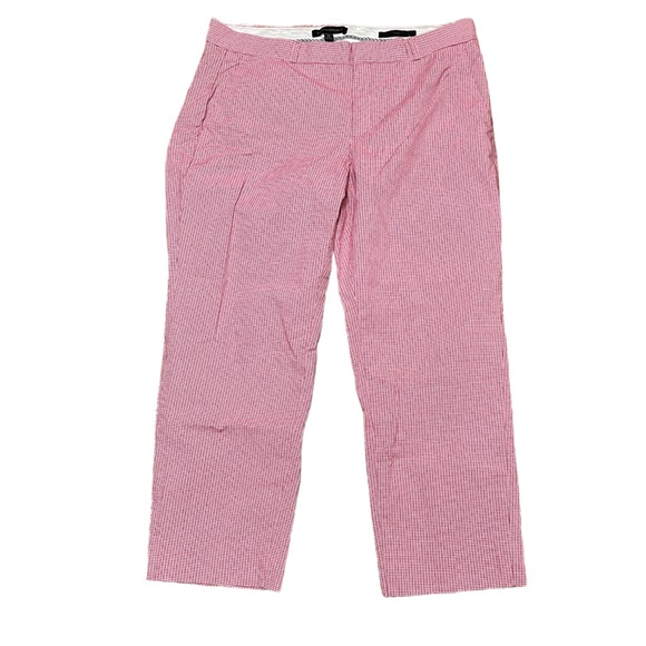 Banana Republic Pants - Banana Republic Red Checkered Avery Pants